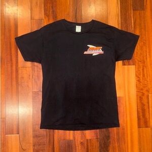 Hanes Black Graphic Short Sleeve Tee